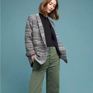 Anthropologie Harlyn Brooklyn Tweed Blazer Coat